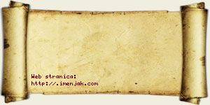 Anđela Bondžić vizit kartica